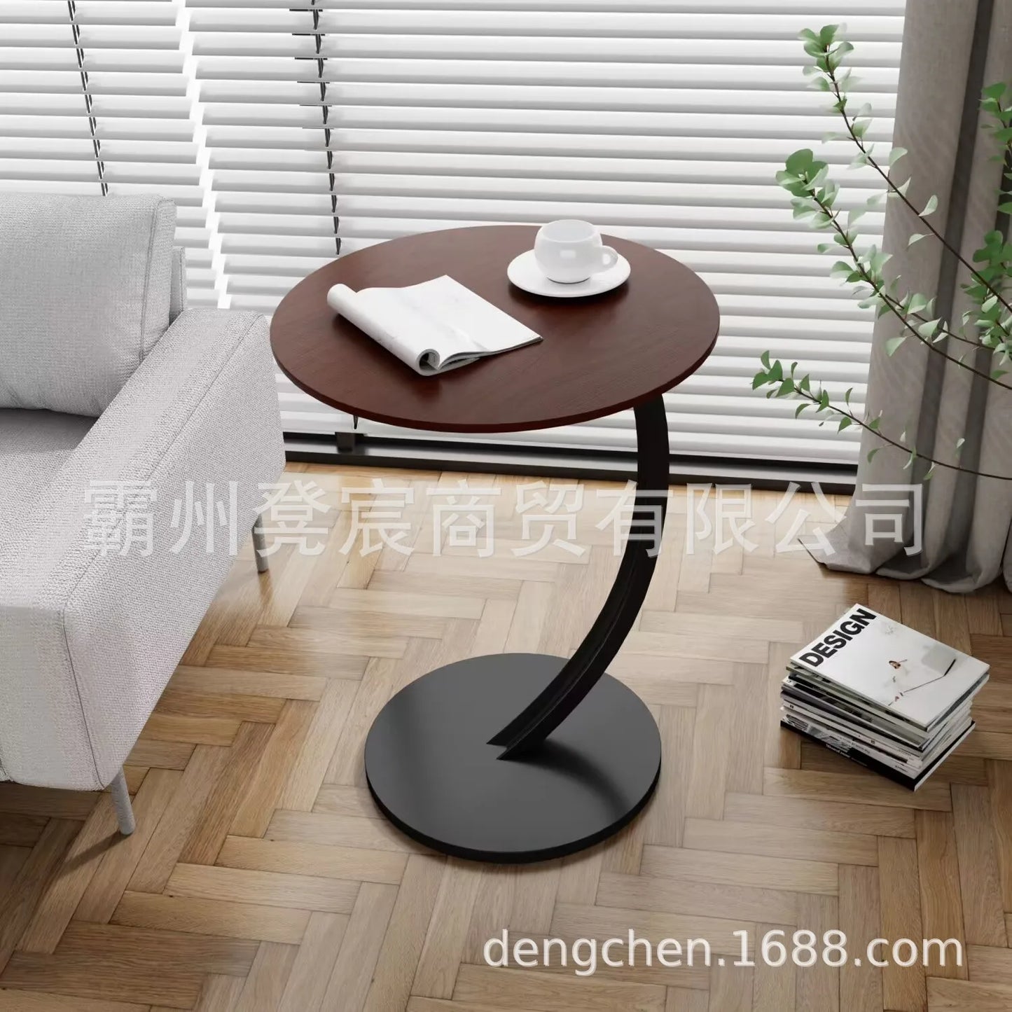 Wood Oval Small Side Table/ 13 Different Color Styles