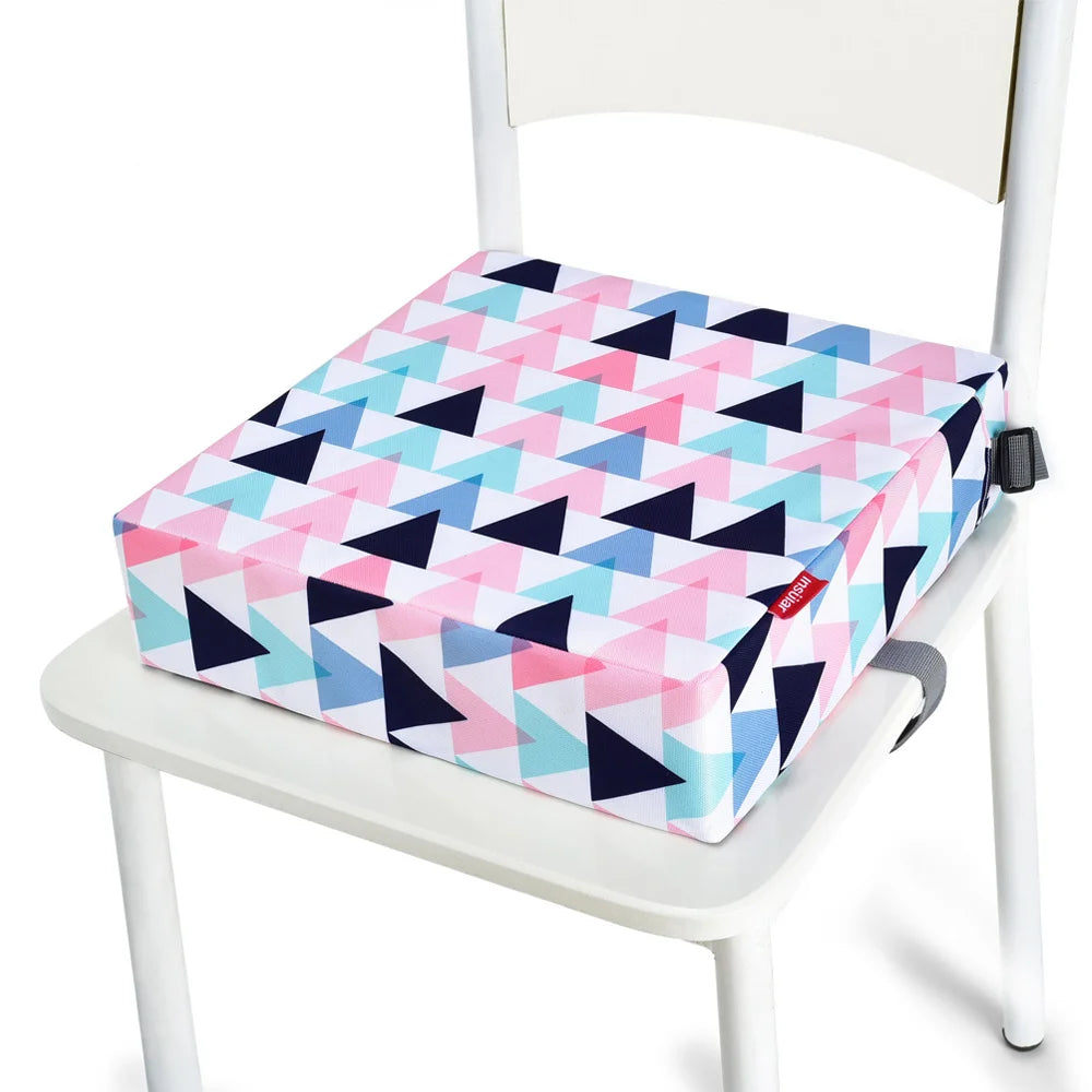 Babies Oxford Fabric Cute Cartoon Design Booster Cushion Seats/Colors-White/Blue/Navy/Rainbow/Floral/Geometric/Multicolor/Animals/Ages: 1-6 Years Old