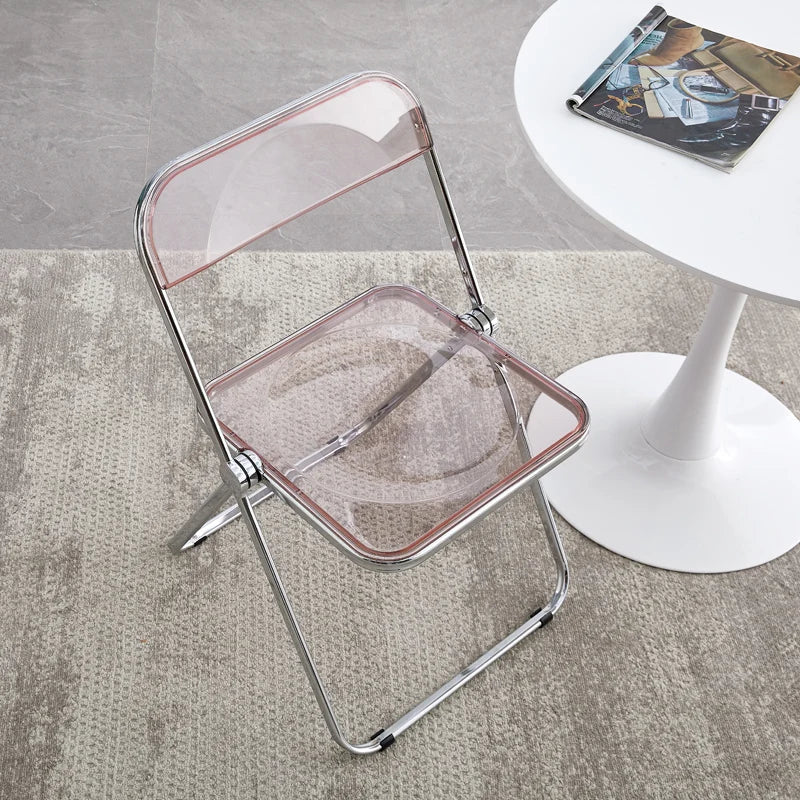 Small Round Dining Tables/ Wood Panels/Chair Color-White/Blue/Red/Pink/Black/1 White Fold Table/ Black Table-3 Sizes 60cm/70cm/80cm/ Colors-White/Clear/Blue/Black