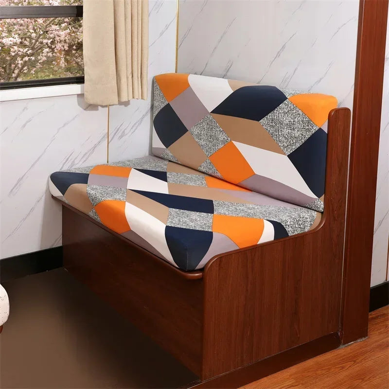 2 PCS Set Polyester Elastic Spandex RV Sofa Slipcovers/Colors-White/Blue/Gray/Floral/Multicolor