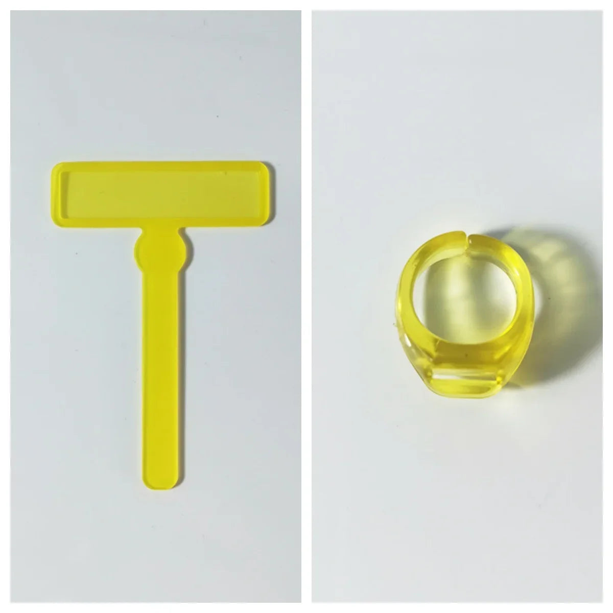 1Pc Fluorescent Bookmark Transparent Guide Reading Ring for Dyslexic Kids w/ ADHD Book Word Finger Focusing Read Tools