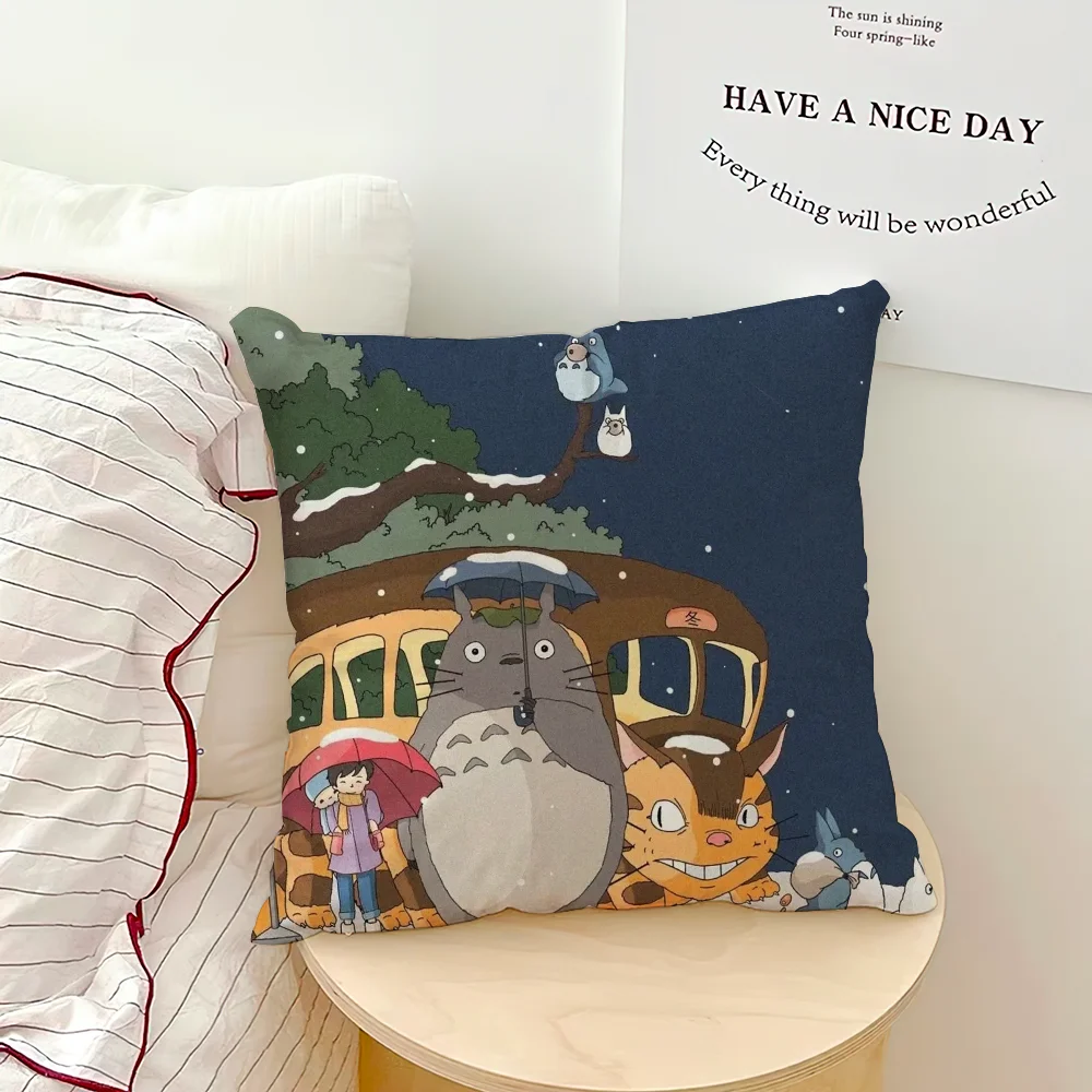 100% Polyester Square Kawaii Cute Pillowcases/ Colors-Multicolor