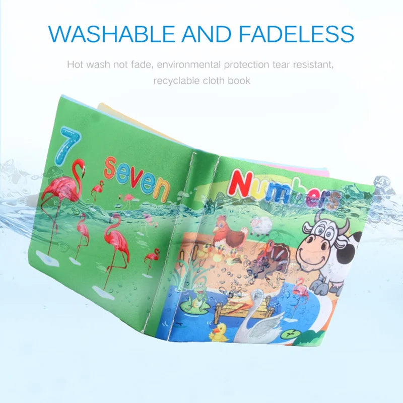 Parent-Babies Soft Fabric Cloth Cognitive Development Early Educational No Tear Book Toys/Washable-Fadeless/Colors-Multicolor/Blue/Pink/Animal