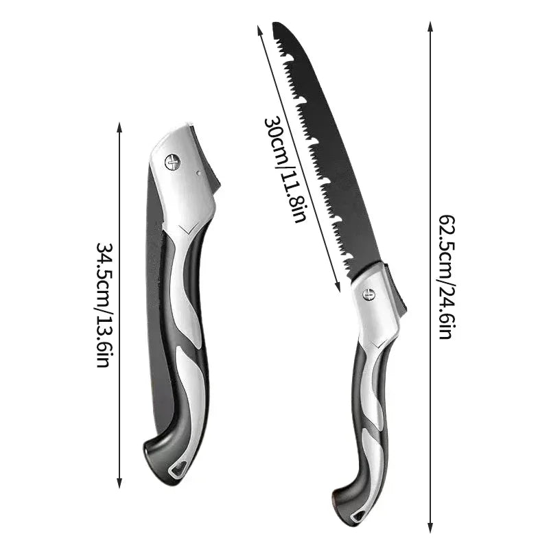 Folding Hand Saw Multifunctional Outdoor Logging Woodworking Folding Portable Garden Camping Pruning Saw Hand Tools
