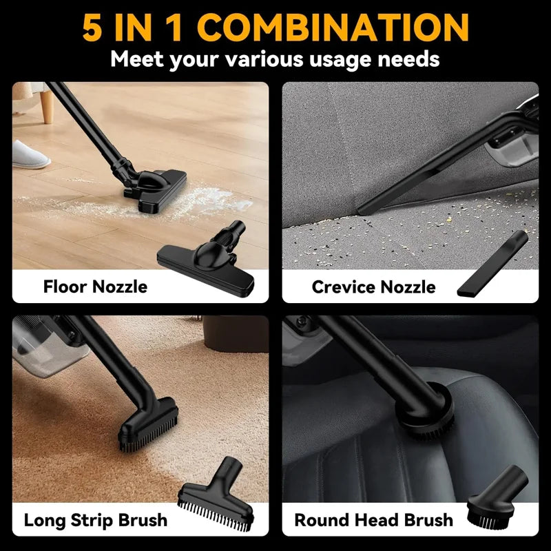 Electric Goddess Cordless Handheld Vacuum Cleaner Brushless Floor/Carpet/Car/Pet Hair Cleaning Tool For Dewalt 20V Battery 