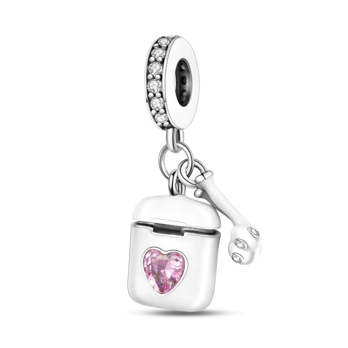 Fine Irregular Silver Plated Round Charms-Pendants Rope Link Bracelets/Colors-Silver/Pink/Multicolor/Floral/Animal