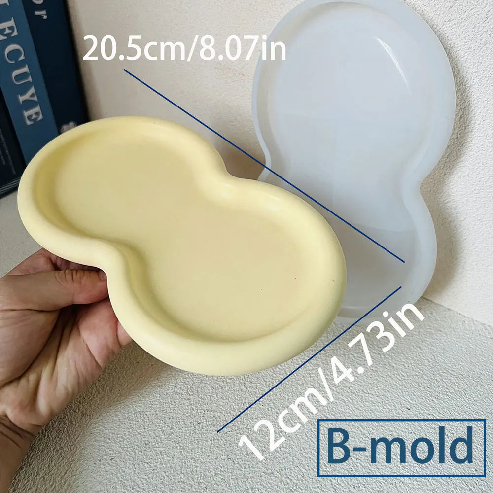 DIY Round Essential Oil Wax Warmer Holder Silicone White Milky Molds/Colors-White/Yellow/Pink/Silver