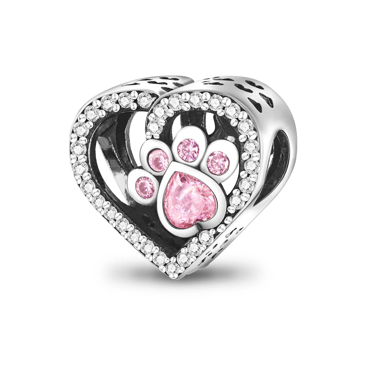 Fine Irregular Silver Plated Round Charms-Pendants Rope Link Bracelets/Colors-Silver/Pink/Multicolor/Floral/Animal