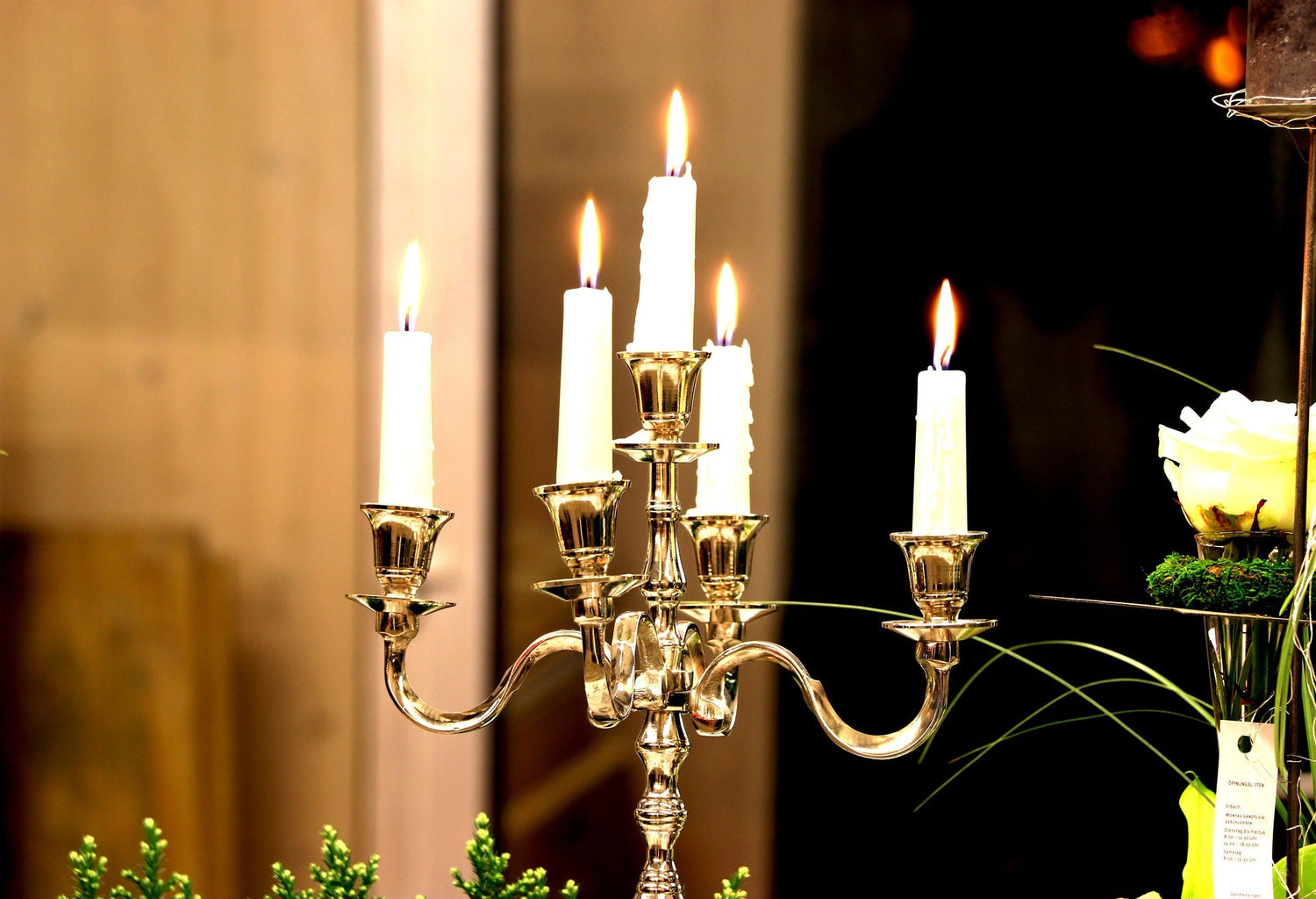 Candle & Holder