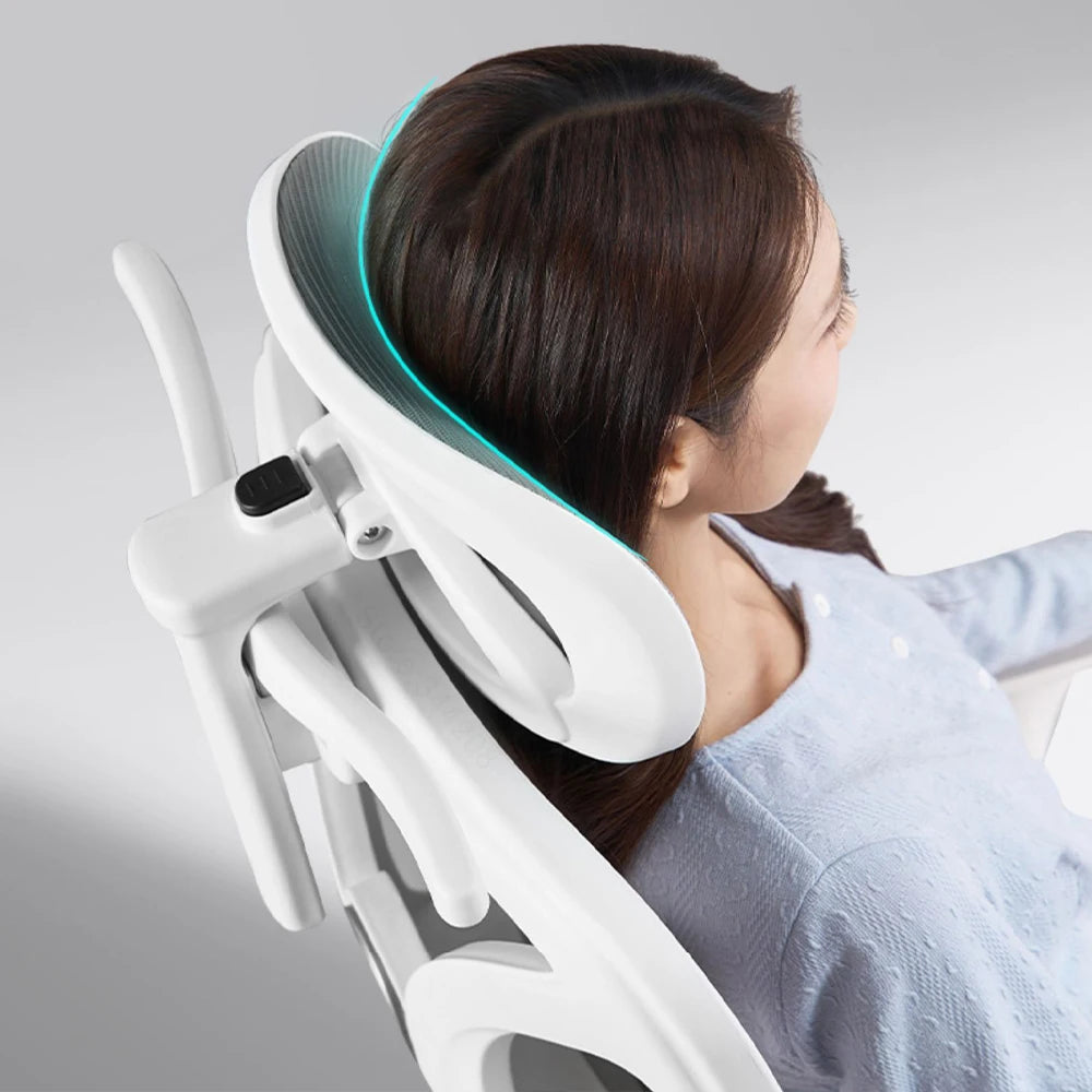 TOOKFUN Ergonomic 3D Adjustable Head Rest-Armrest Comfortable Nylon Mesh Fabric Lumbar Support Gaming-Office Chairs/ Colors-Black, Gray/4 Wheels