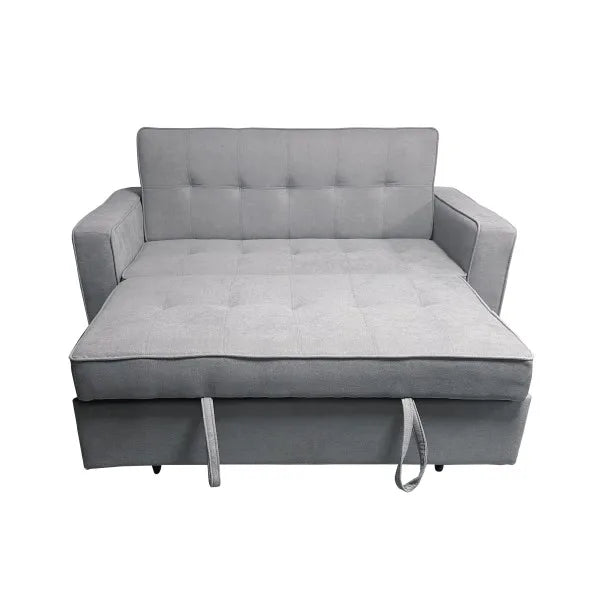 No-EN-Name-Null Modern Upholstered Crystal Light Gray Fabric Wood Frame Spain Salon Sofas