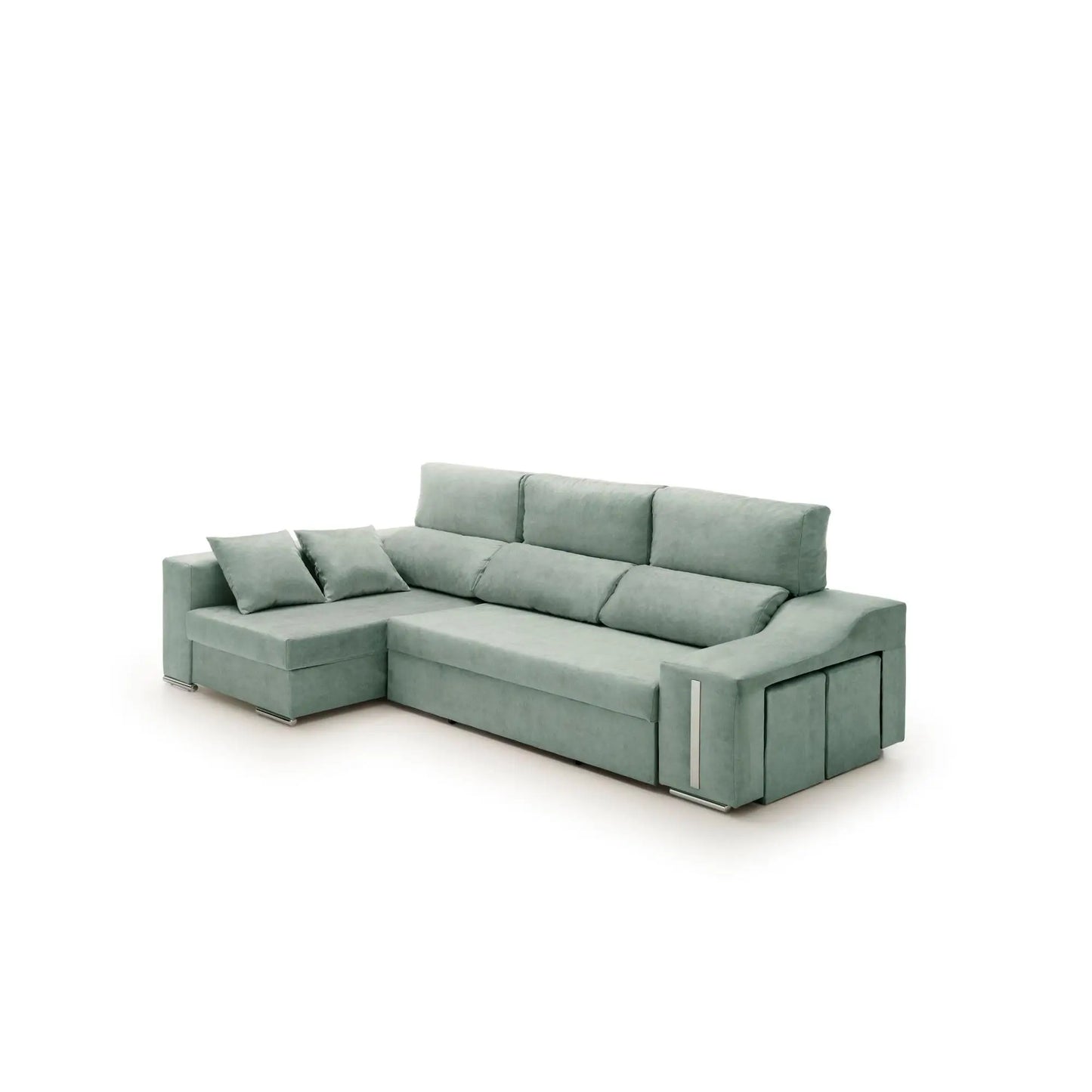 No-EN-Name-Null Modern Medium Firmness Soft Comfortable Anti-Stain Beige Fabric Cushions Pouf Giuliana Chest Pine Wood Frame Chaise Lounges Bed Sofas/Colors-Blue Sea Water/Beige/Gray/Toasted Brown
