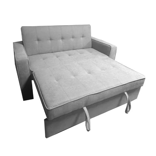 No-EN-Name-Null Modern Upholstered Crystal Light Gray Fabric Wood Frame Spain Salon Sofas