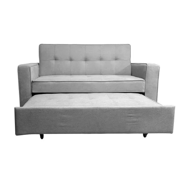 No-EN-Name-Null Modern Upholstered Crystal Light Gray Fabric Wood Frame Spain Salon Sofas
