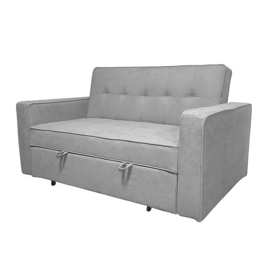No-EN-Name-Null Modern Upholstered Crystal Light Gray Fabric Wood Frame Spain Salon Sofas