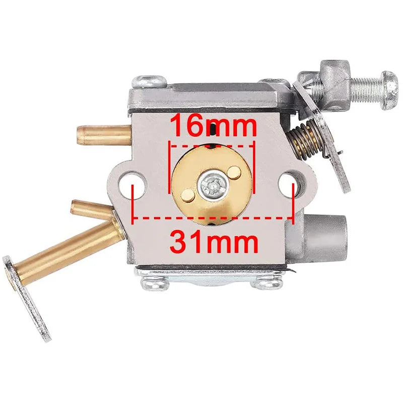 FGHGF Outdoor Gold-Silver Metal Carburetor Homelite Chainsaw Replacement Parts Accessories Set