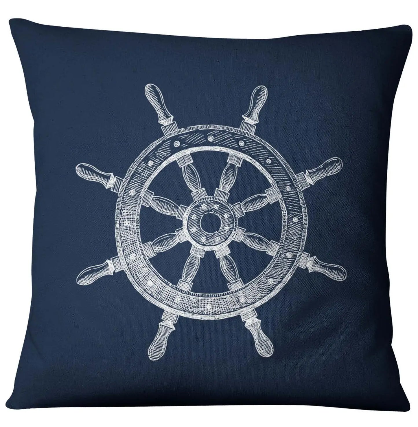 Blue Shell Starfish Linen / Cotton Throw Pillow Cover /Colors-Blue/Red/Animal