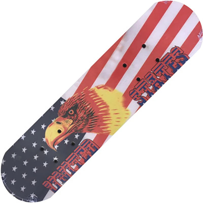 PENGGUE Kids Outdoor Double-Sided Cartoon Dinosaur-Spiderman Longboard Marple Wood-Nylon PVC-Metal  Double Rocker Skateboards/Ages: 2-8 Years Old /Colors-Blue/Black/Red/Multicolor/Animal/Plastic Wheels