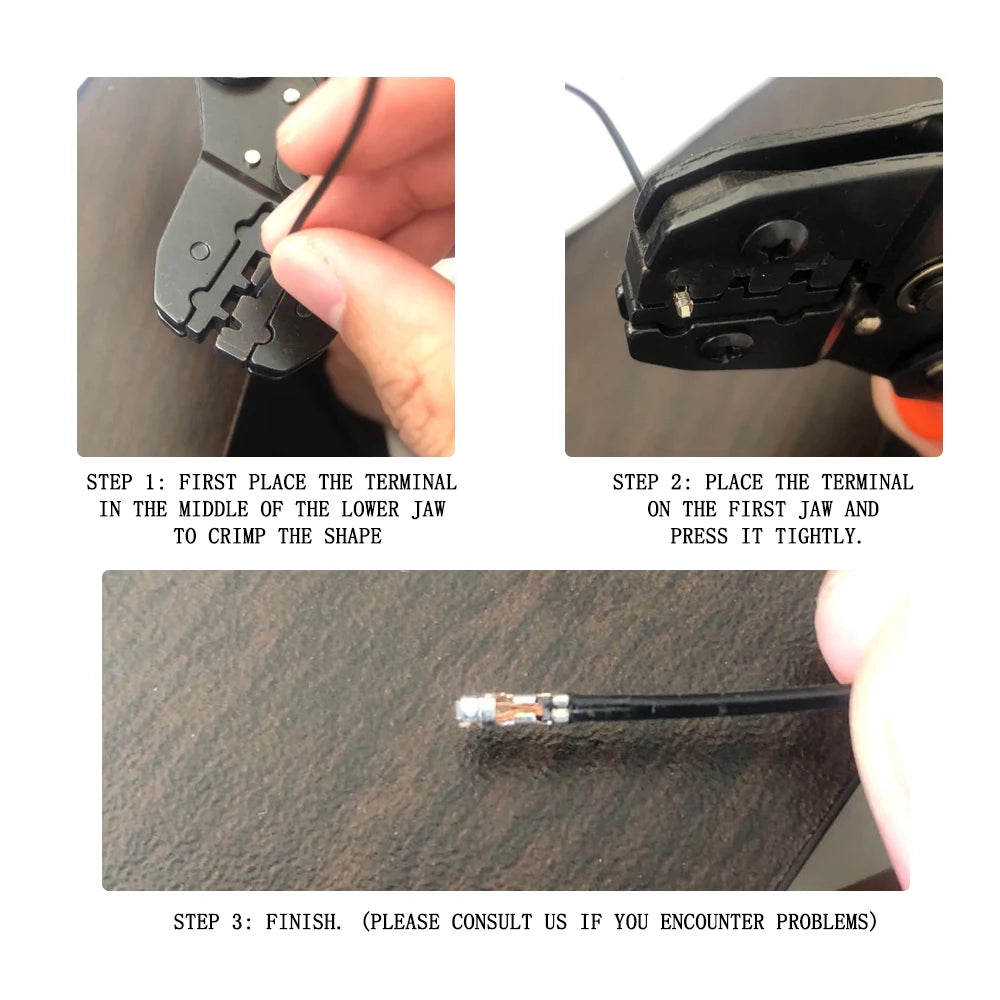 COLORS 460-1550 PCS Electrical Grade Multifunctional Straight Plastic Covered Orange Handle Black Carbon Steel Multifunctional Pliers Crimping Tools/Colors-Orange/Black/White/Silver/Gray/Multicolor