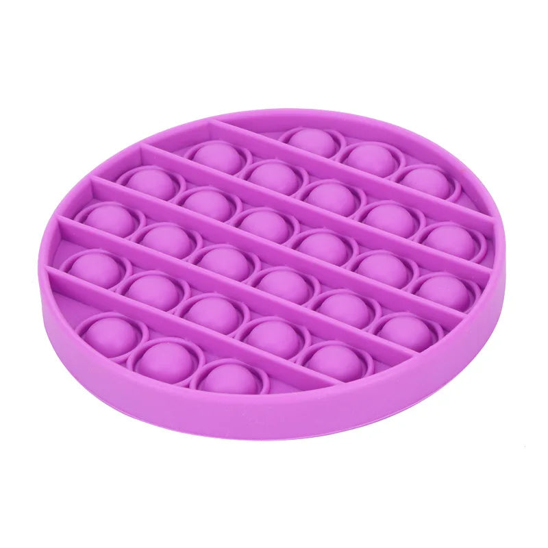 No-EN-Name-Null Adults Non-Toxic Tasteless Multicolor Plastic-Silicone Multi-Shaped Push-N-Pop Activity Toys