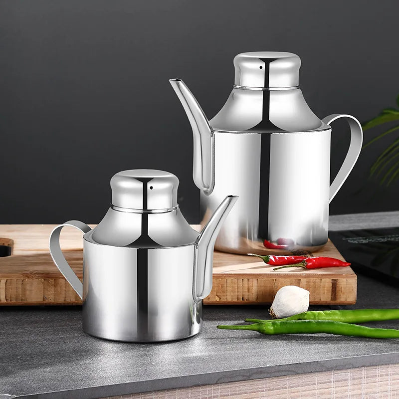 Stainless Steel Silver Vinegar /Oil Bottle Pourers