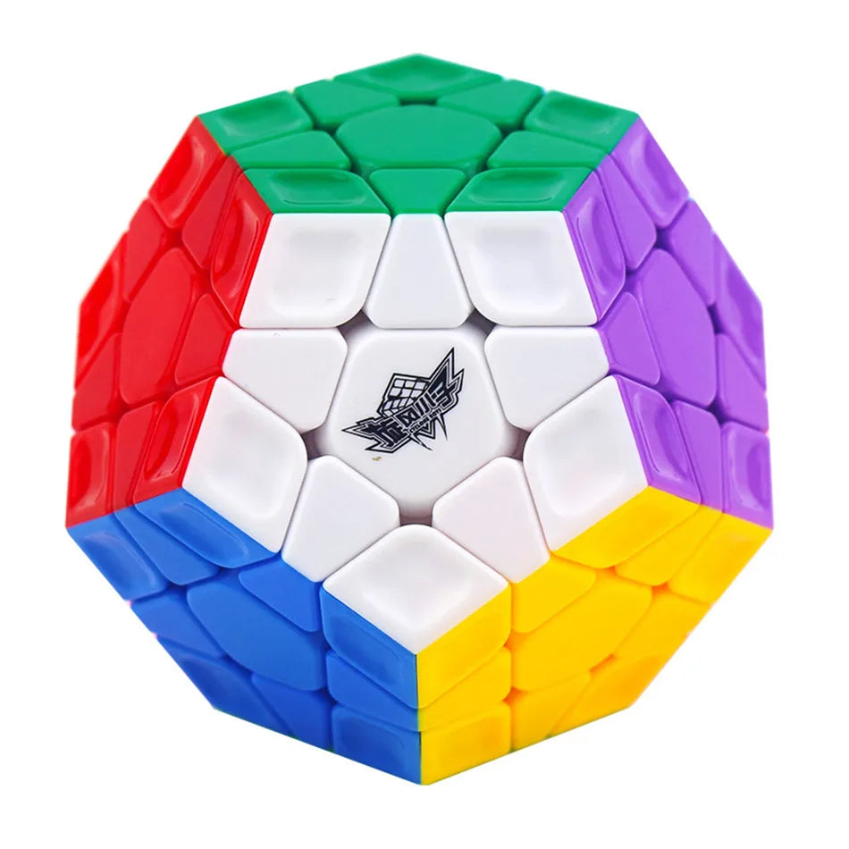 NULL Kids Mini 3D Dissection Medium Hard Multicolor Hexagon Shaped Plastic Body 3 Layers Cyclone Boy Stickless Mechanical Puzzle Magic Speed Rubik Cube Toys/Ages: 3-14 Years Old + Older/ Colors-Red/White/Multicolor