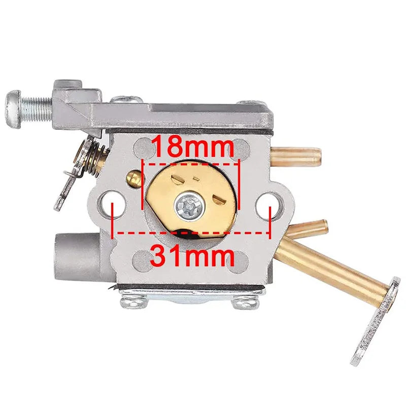 FGHGF Outdoor Gold-Silver Metal Carburetor Homelite Chainsaw Replacement Parts Accessories Set