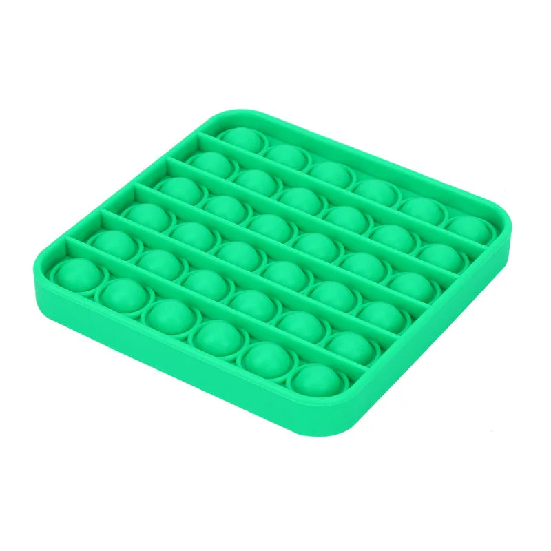 No-EN-Name-Null Adults Non-Toxic Tasteless Multicolor Plastic-Silicone Multi-Shaped Push-N-Pop Activity Toys