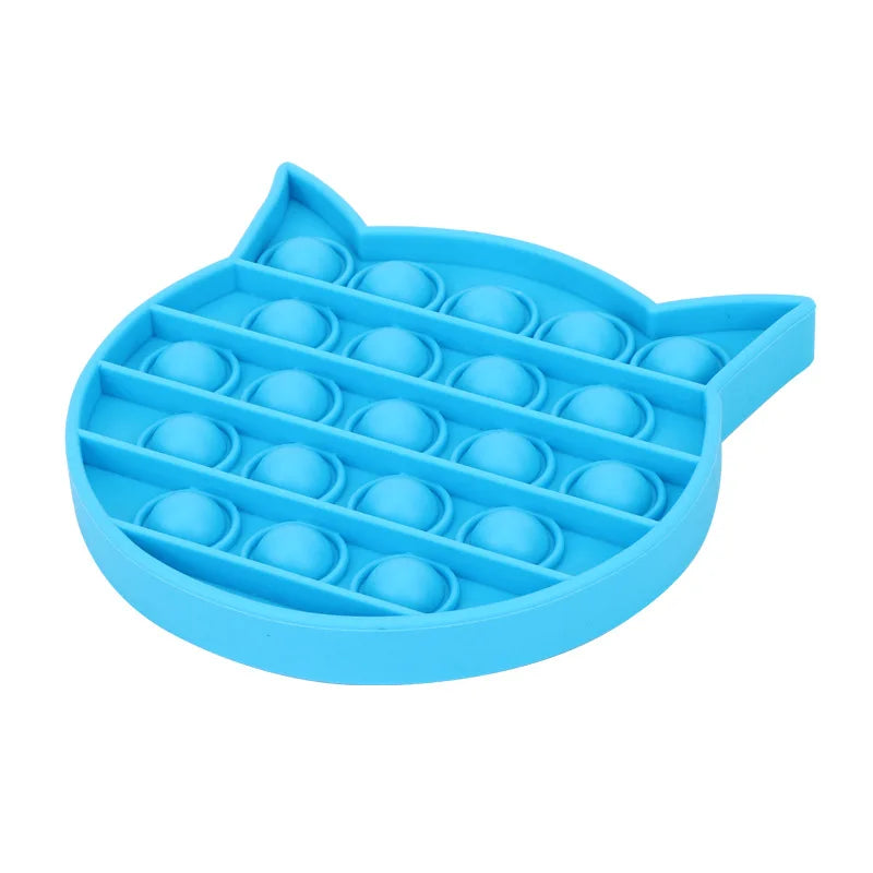 No-EN-Name-Null Adults Non-Toxic Tasteless Multicolor Plastic-Silicone Multi-Shaped Push-N-Pop Activity Toys