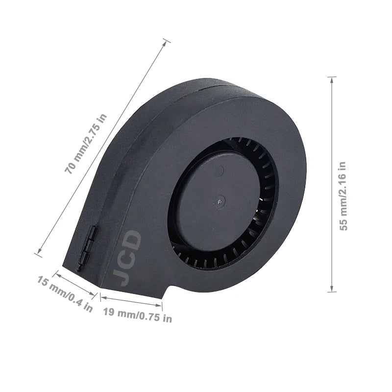 JCD AC-Powered Black Handle Blower Hot Air Gun Rework Station Soldering Iron Accessories Fans