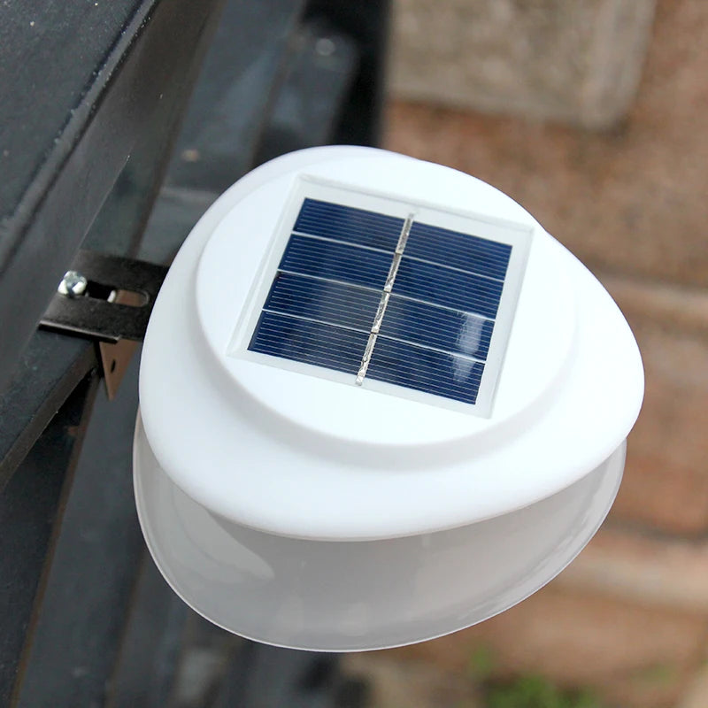 [DENGSUM] 9 LED UFO Solar Street Lights Home Outdoor Lighting Garden Fence Bar Lights LED Garden Lights