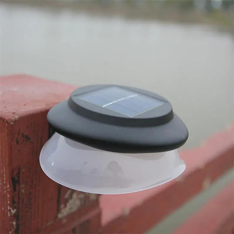 [DENGSUM] 9 LED UFO Solar Street Lights Home Outdoor Lighting Garden Fence Bar Lights LED Garden Lights