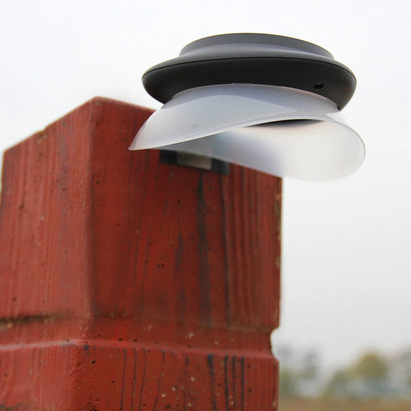 [DENGSUM] 9 LED UFO Solar Street Lights Home Outdoor Lighting Garden Fence Bar Lights LED Garden Lights