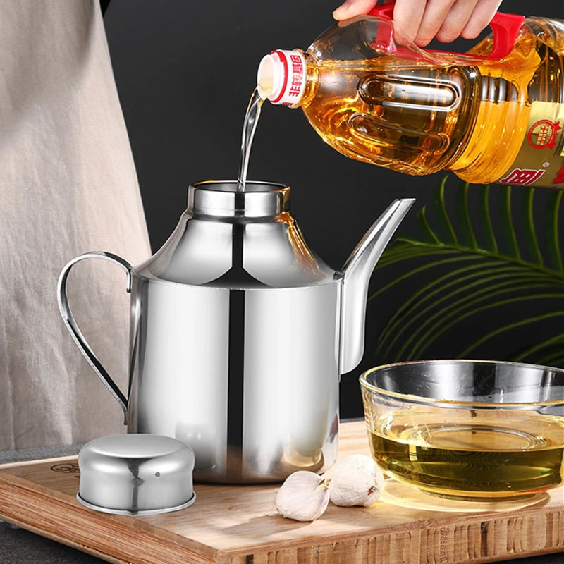 Stainless Steel Silver Vinegar /Oil Bottle Pourers