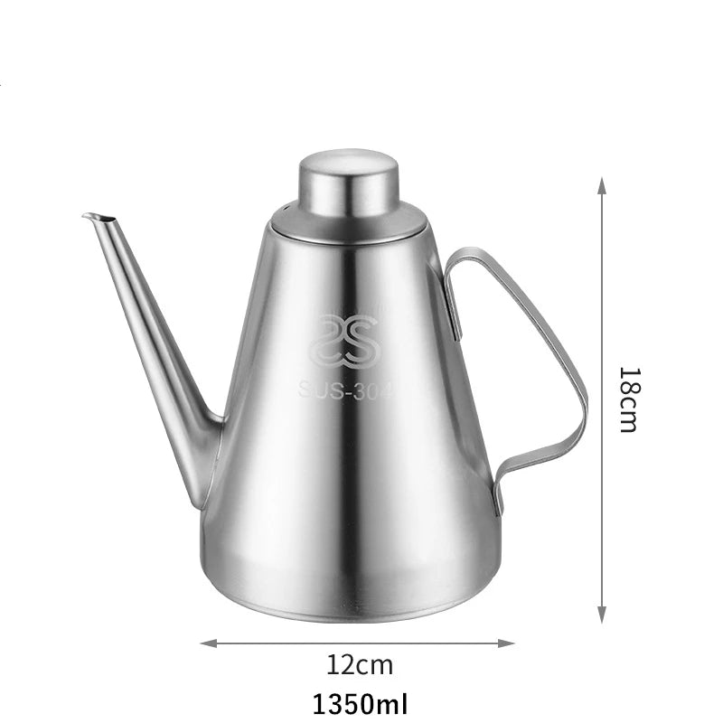 Stainless Steel Silver Vinegar /Oil Bottle Pourers