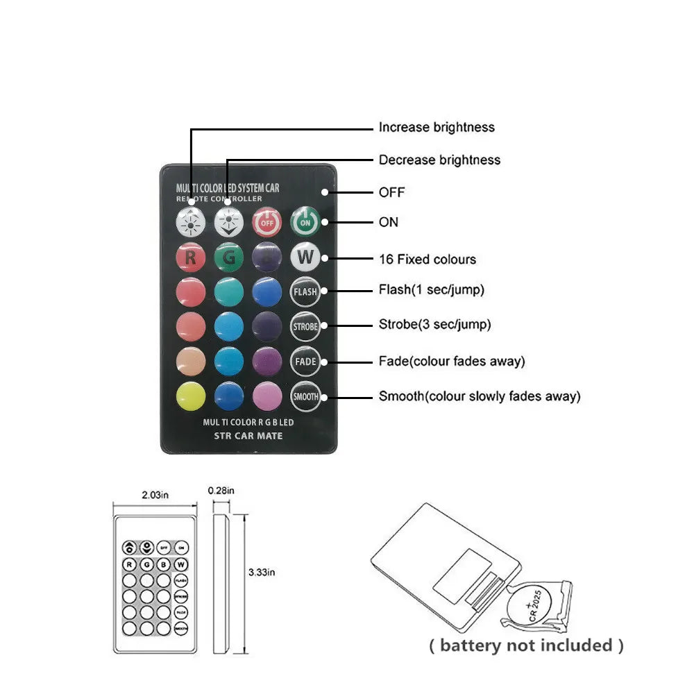APRILLIGHT Outdoor Waterproof Remote Control Rectangle Aluminum Metal Body Black-White RGB LED Reflector Projector AC-Powered Wall-Mounted Flood-Spot Lights/Colors-White/Black/Multicolor/Watts: 20/30/50/100Watts