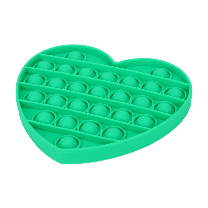 No-EN-Name-Null Adults Non-Toxic Tasteless Multicolor Plastic-Silicone Multi-Shaped Push-N-Pop Activity Toys