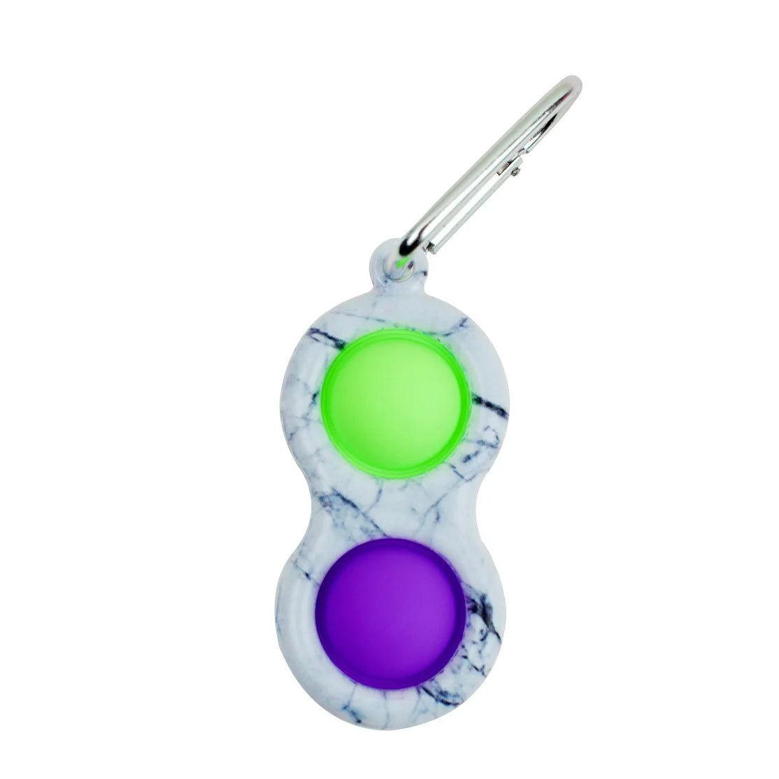 PRETTYSOUL Mini Push POP Soft Silicone Simple Dimple Anti-Stress Fidget Keychain Activity Toys/Colors-Multicolor/Pink/Red/Blue/Camouflage/White/Ages: 4-18 Years Old-Adults