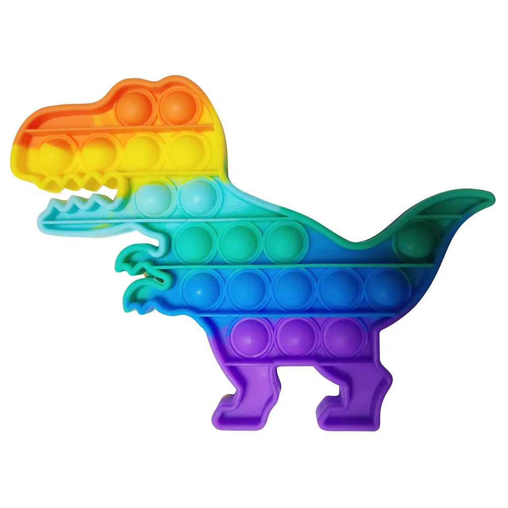 No-EN-Name-Null Adults Non-Toxic Tasteless Multicolor Plastic-Silicone Multi-Shaped Push-N-Pop Activity Toys