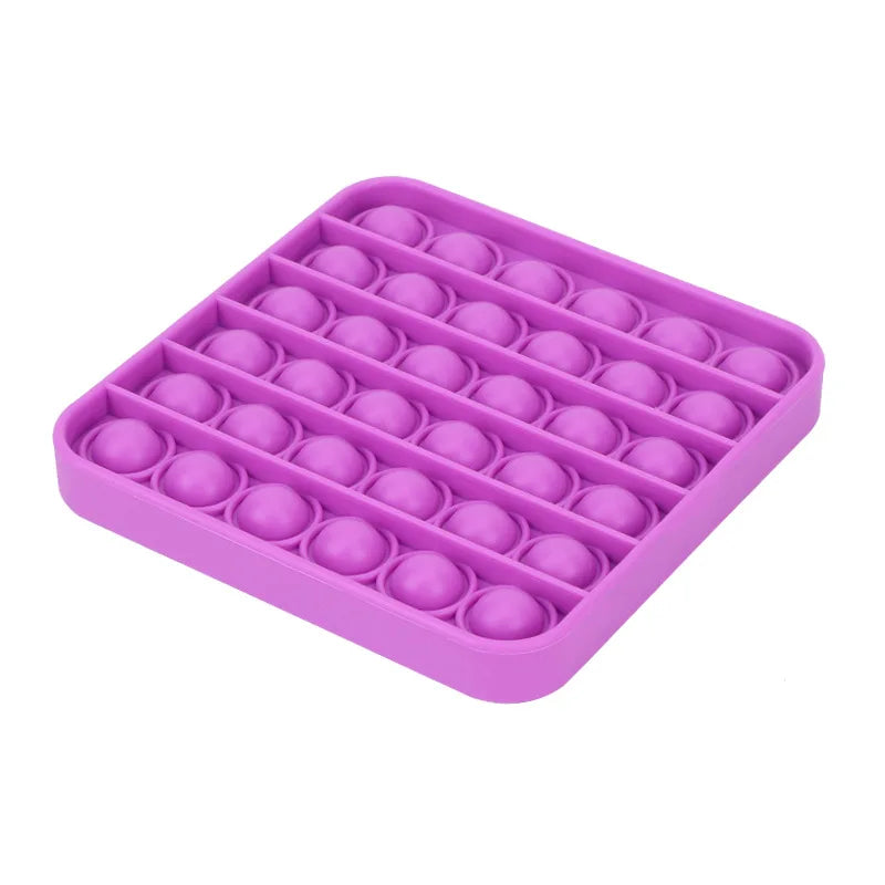 No-EN-Name-Null Adults Non-Toxic Tasteless Multicolor Plastic-Silicone Multi-Shaped Push-N-Pop Activity Toys
