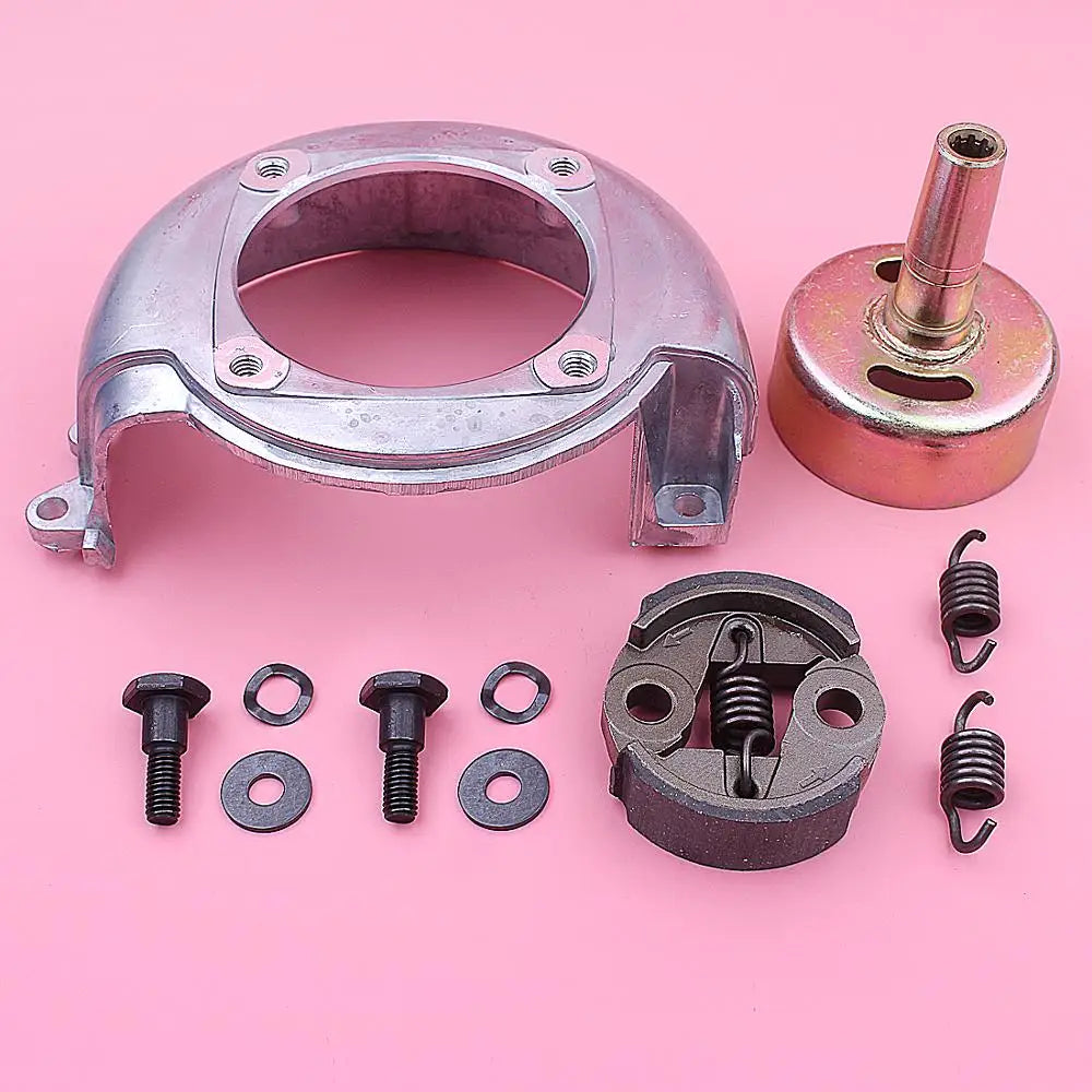 ADEFOL Outdoor Silver-Black Metal HONDA GX25 9T Clutch Drum Fan Cover Kit Weed-Grass Trimmer Engine Replacement Lawn Mower Accessories