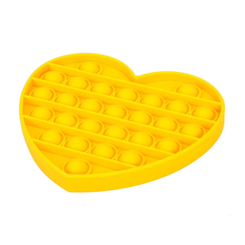 No-EN-Name-Null Adults Non-Toxic Tasteless Multicolor Plastic-Silicone Multi-Shaped Push-N-Pop Activity Toys