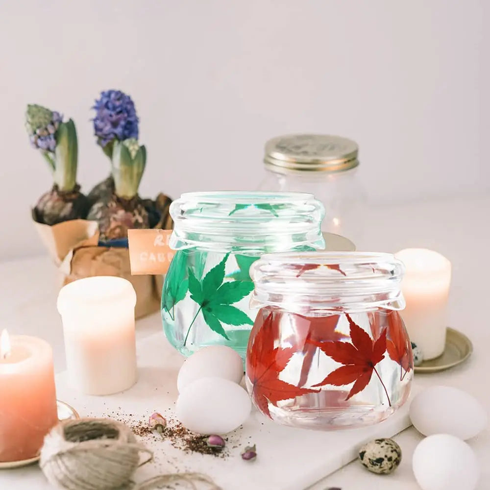 No-EN-Name-Null Round Small Jars-Pudding Jars-Lids Milky White Silicone Craft Molds