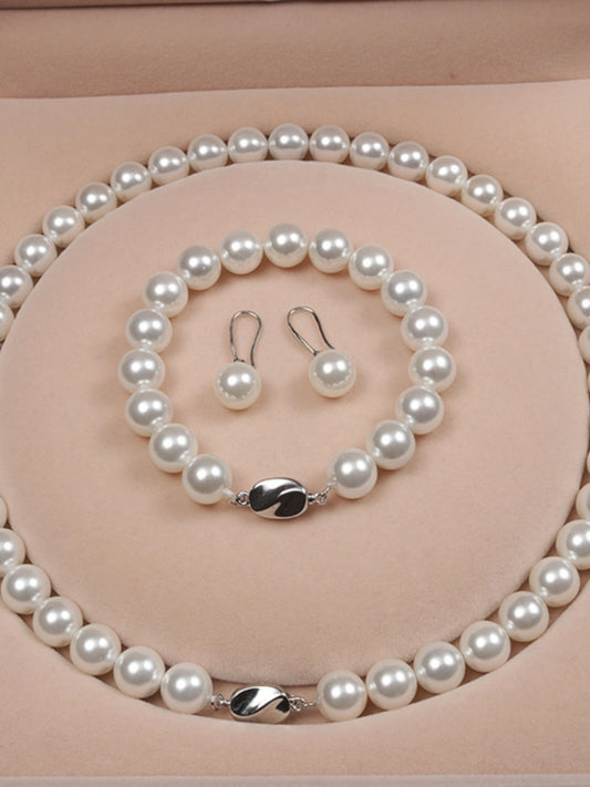 Women's Pearl to Give Mom Necklace for Cheongsam Mother Shell