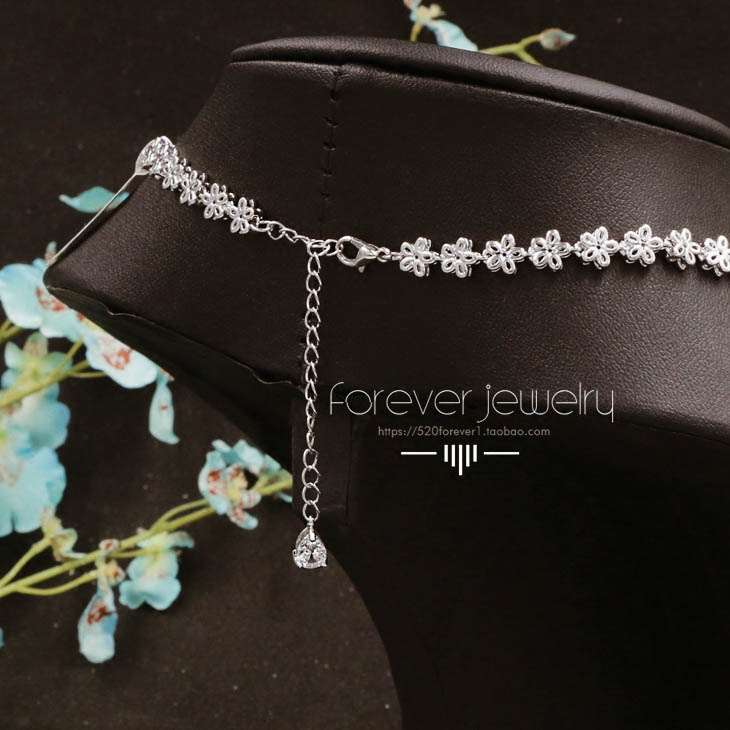 Women Fine Imitation Gold-Silver Plated Metal Alloy Dazzling Korean Flowers Big White Pearl Bridal Beaded Necklace-Two Big White Pearl Floral Earrings Jewelry Sets