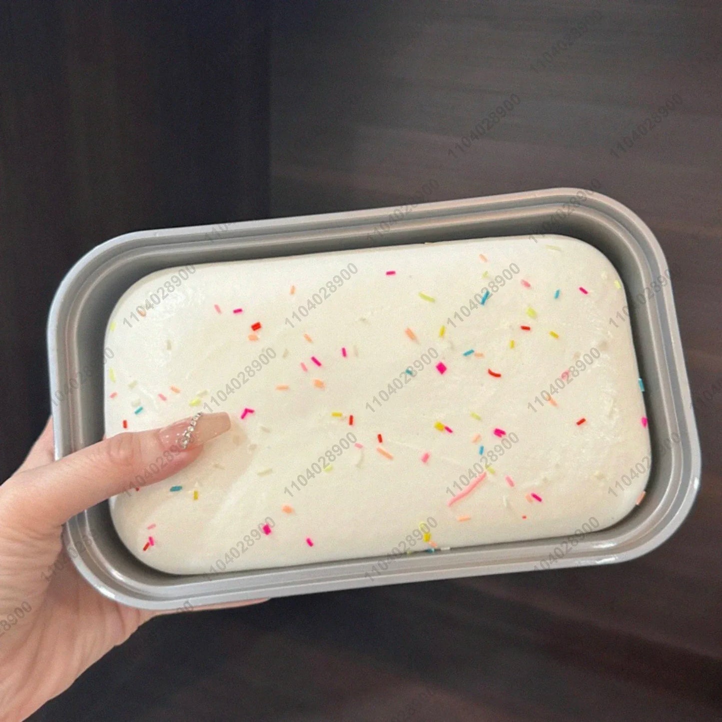 No-EN-Name-Null Teens-Adults Plastic Synthetic Silicone Boxed Sticky Realistic Pink Sweet Cake Squishy Slow Rising Squeezable Stress-Anxiety Relief Activity Toys/Ages: 13-18 Years Old Adults/Colors-Pink/Gray/Blue/White/Brown/Yellow/Beige