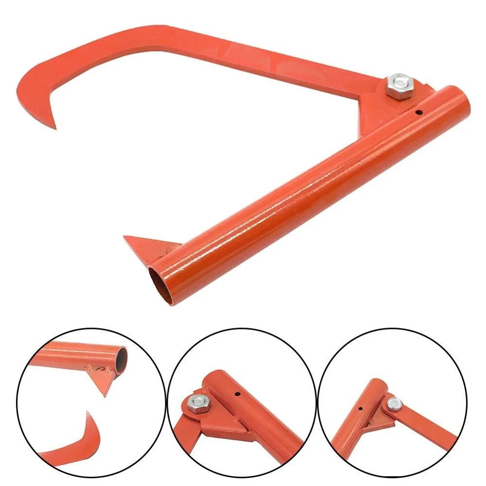 ISFRIDAY Without Handle Carbon Steel Metal Moving-Lifting Rustproof Log Roller Felling Lever Tools/Colors-Orange/Red/Silver/NO Handle