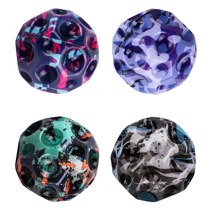 MUDDY PUDDLES Unisex Extreme Camouflage Synthetic Rubber Sports High Playground Bouncy Balls/Ages: 3-18 Years Old + Older /Colors-Multicolor/Camouflage/DON'T EAT