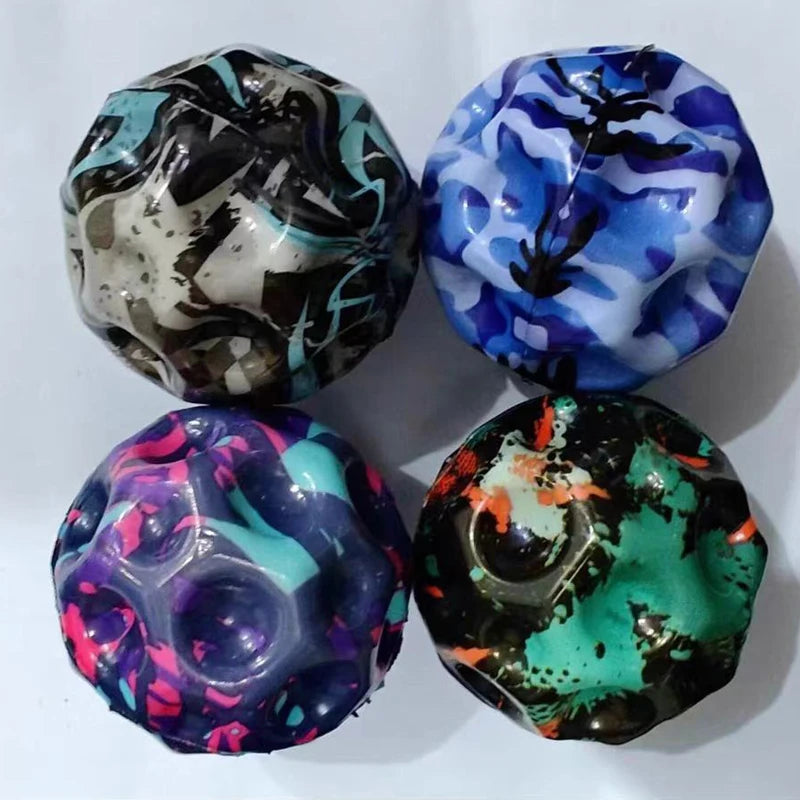 MUDDY PUDDLES Unisex Extreme Camouflage Synthetic Rubber Sports High Playground Bouncy Balls/Ages: 3-18 Years Old + Older /Colors-Multicolor/Camouflage/DON'T EAT