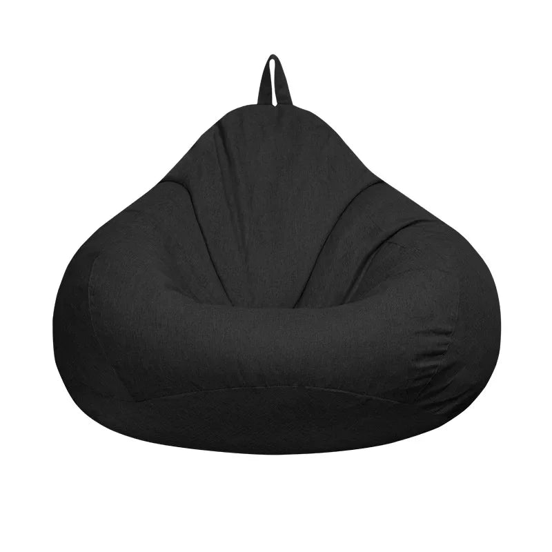 1 pcs Bean Bag Fabric COVER ONLY /Colors-Black/Gray/Red/Brown/Yellow/Blue/Size:100cm x120cm